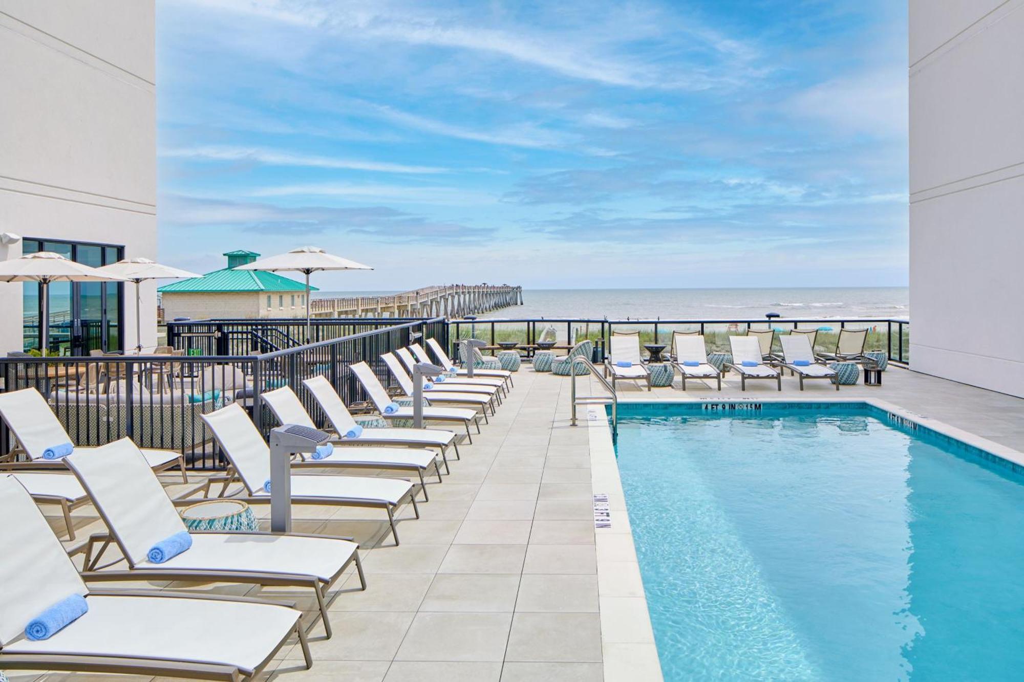 Springhill Suites By Marriott Jacksonville Beach Oceanfront Eksteriør bilde